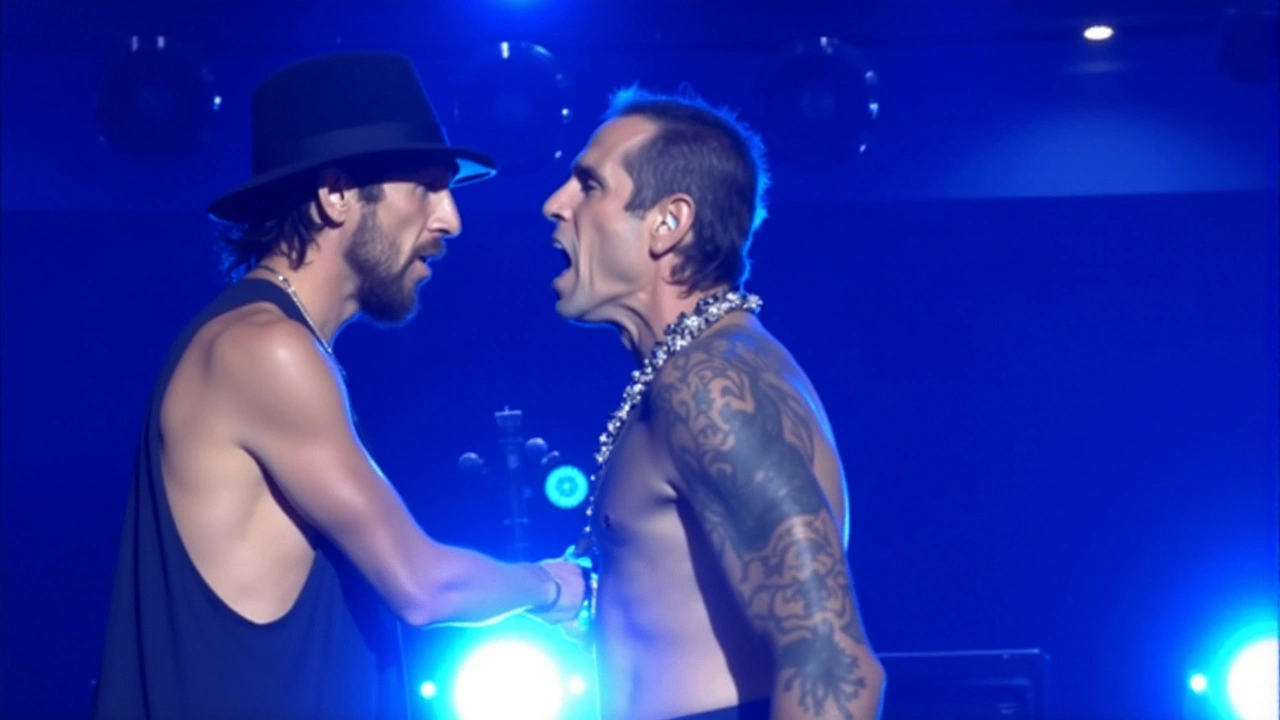 Confusão em Show do Jane's Addiction: Perry Farrell Ataca Dave Navarro no Palco