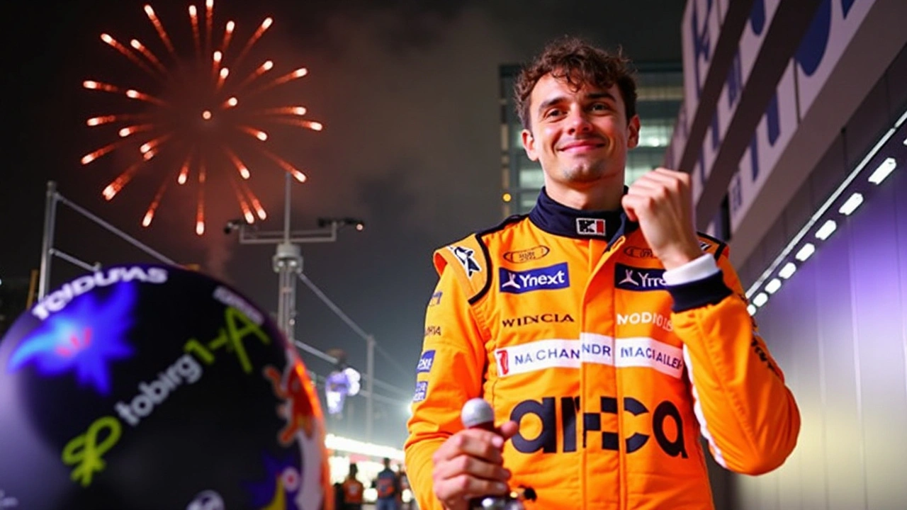 Lando Norris Triunfa no Grande Prêmio de Singapura com Momentos de Tensão