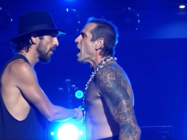 Confusão em Show do Jane's Addiction: Perry Farrell Ataca Dave Navarro no Palco