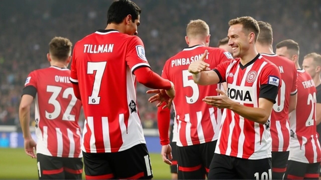 PSV Eindhoven Aplasta Girona por 4-0 e Avança na Liga dos Campeões