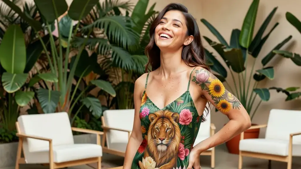 Tatuagem Leão Com Flores Significado: O Que Cada Flor Muda, Estilos e Tamanho Ideal Tatuagem Leão Com Flores Significado: O Que Cada Flor Muda, Estilos e Tamanho Ideal